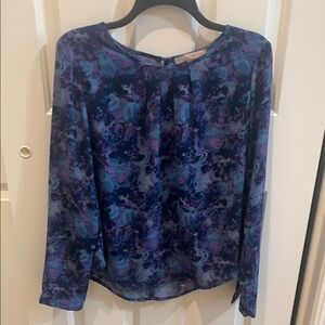 Forever 21 Blue Relaxed Blouse